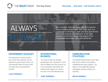 Tablet Screenshot of oxley-group.com